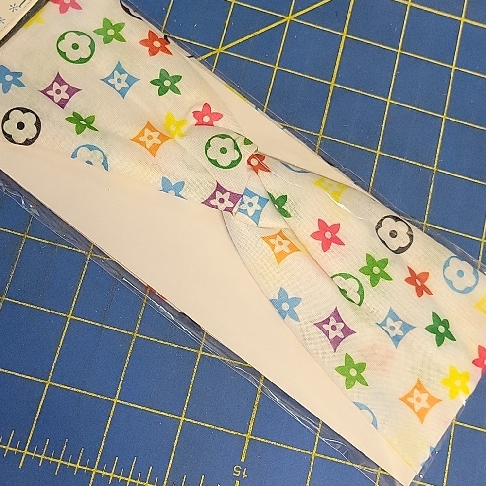 Colorful Patterned Headband 28" NIP - Picture 1 of 1